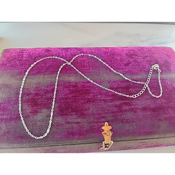 925 Sterling Silver Adjustable Chain Necklace Vintage - Picture 8 of 10